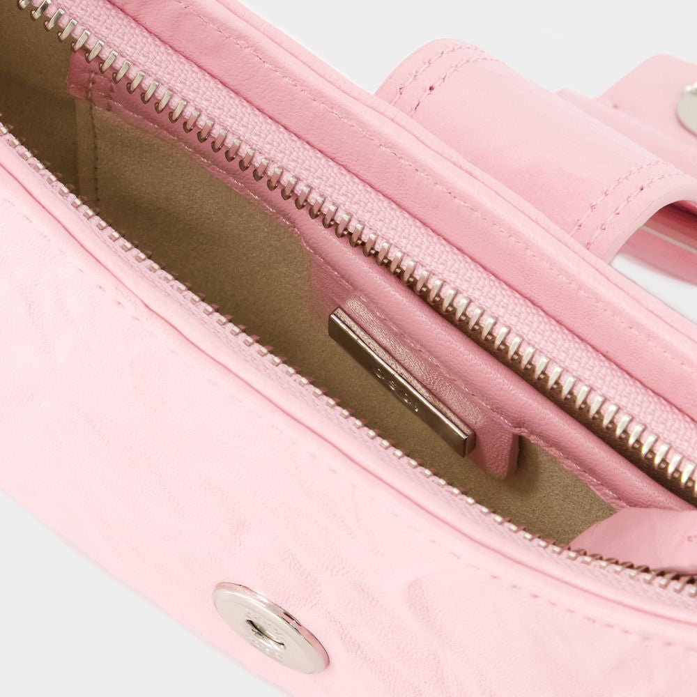 Osoi Brocle Small Shoulder Bag - Cotton - Pink