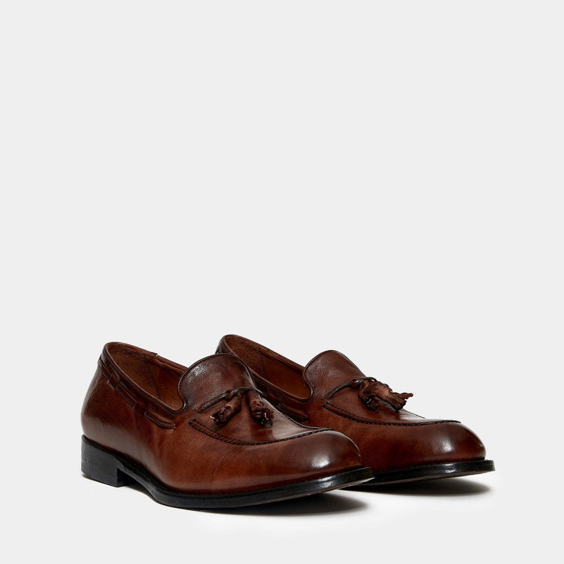 Sturlini Brown Leather Moccasin