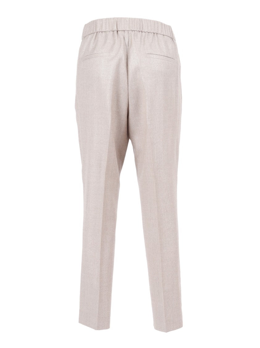 Peserico Tailored Trousers With Textured Detailing