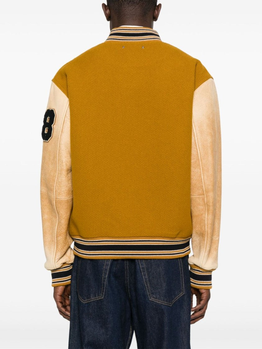 Golden Goose Jacket With Leather Sleeves