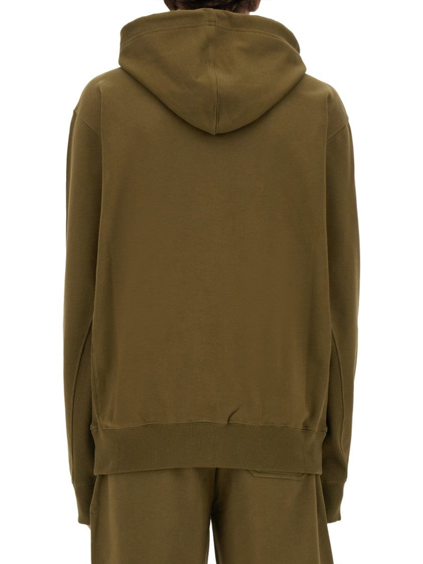 Helmut Lang Crewneck Sweatshirt With Bold Logo Detail