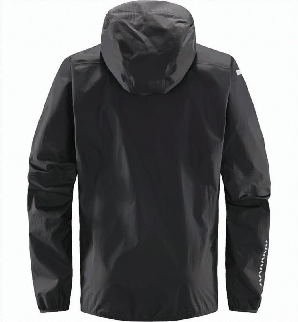 Haglöfs Black Padded Jacket With Zippered Chest Pockets