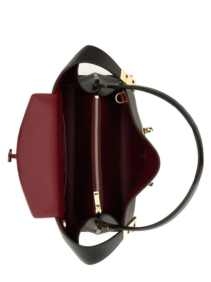 Ferragamo "Hug" Soft M Shoulder Bag