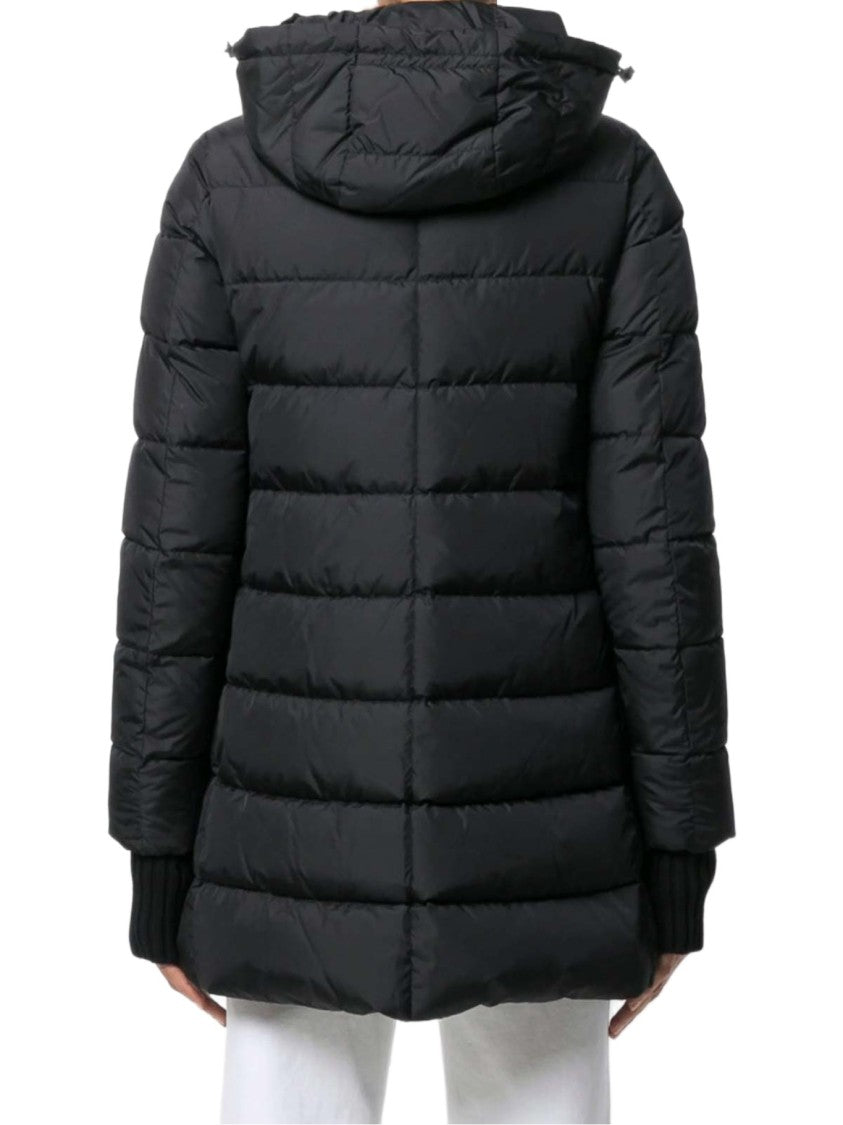 Herno Chamonix Down Jacket With Detachable Hood And Ribbed Cuffs