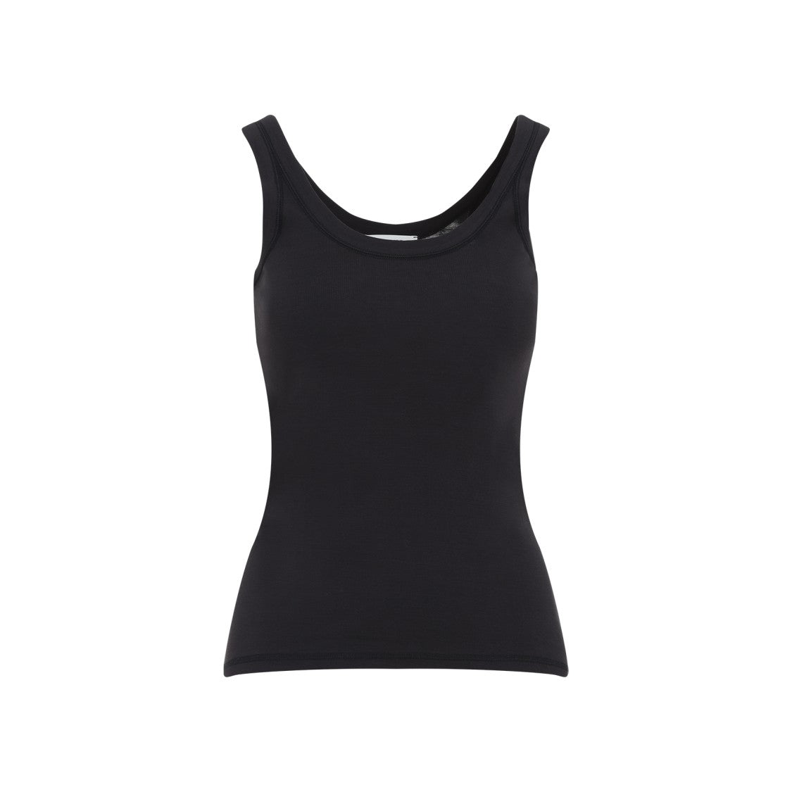 Lemaire Ribbed Tank Top In Sophisticated Grey