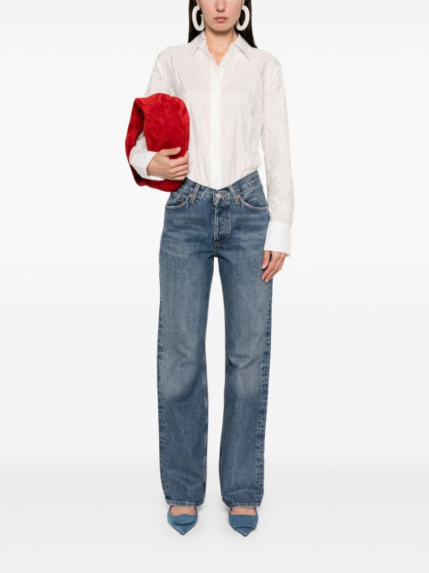 Agolde V-Waist Kelly Jeans With Classic Five-Pocket Design