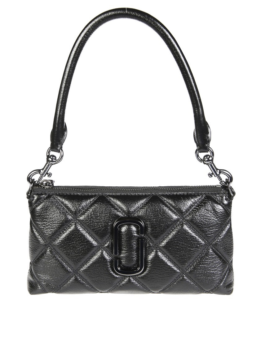 Marc Jacobs Quilted Rectangular Handbag With Buckle Detail