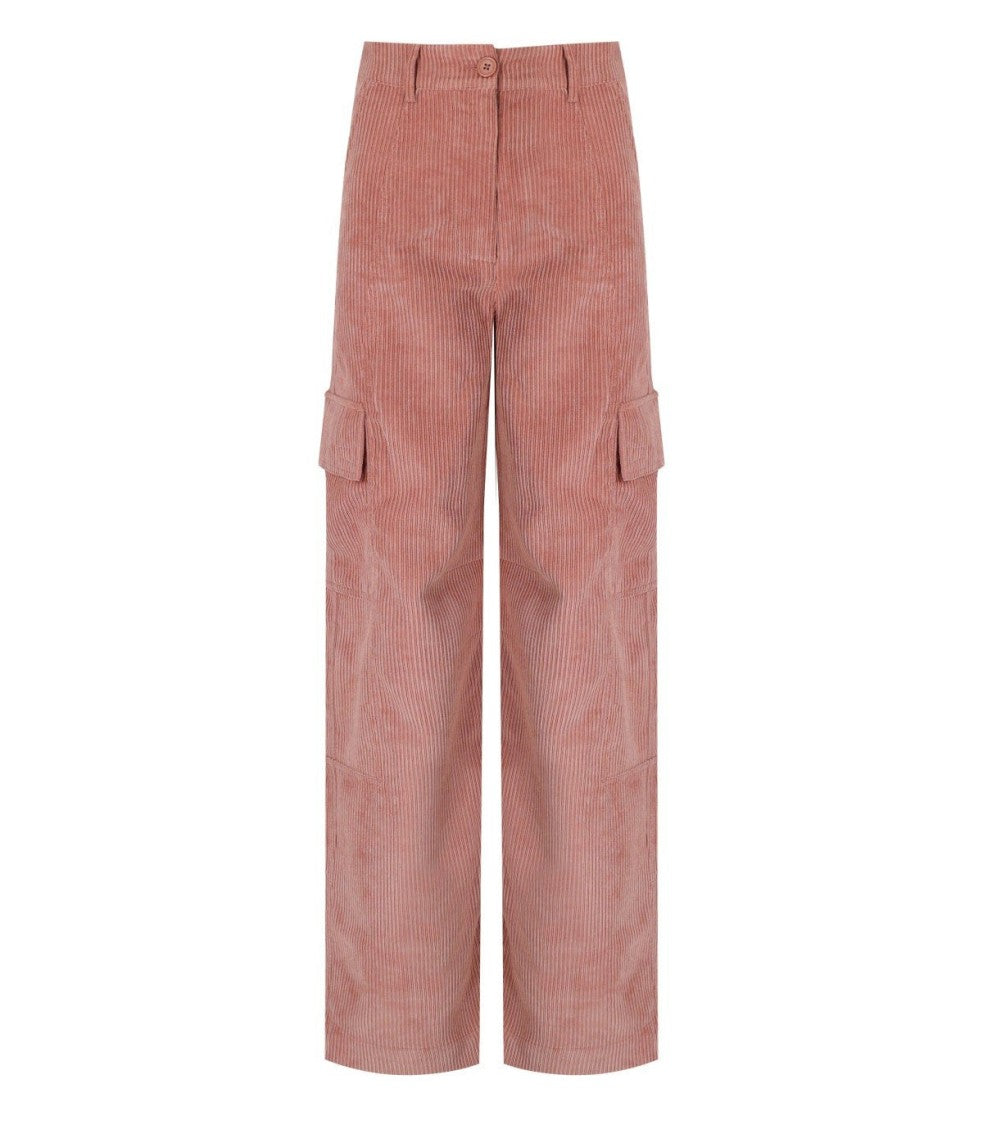 Essentiel Antwerp Gazou Pink Cargo Pants