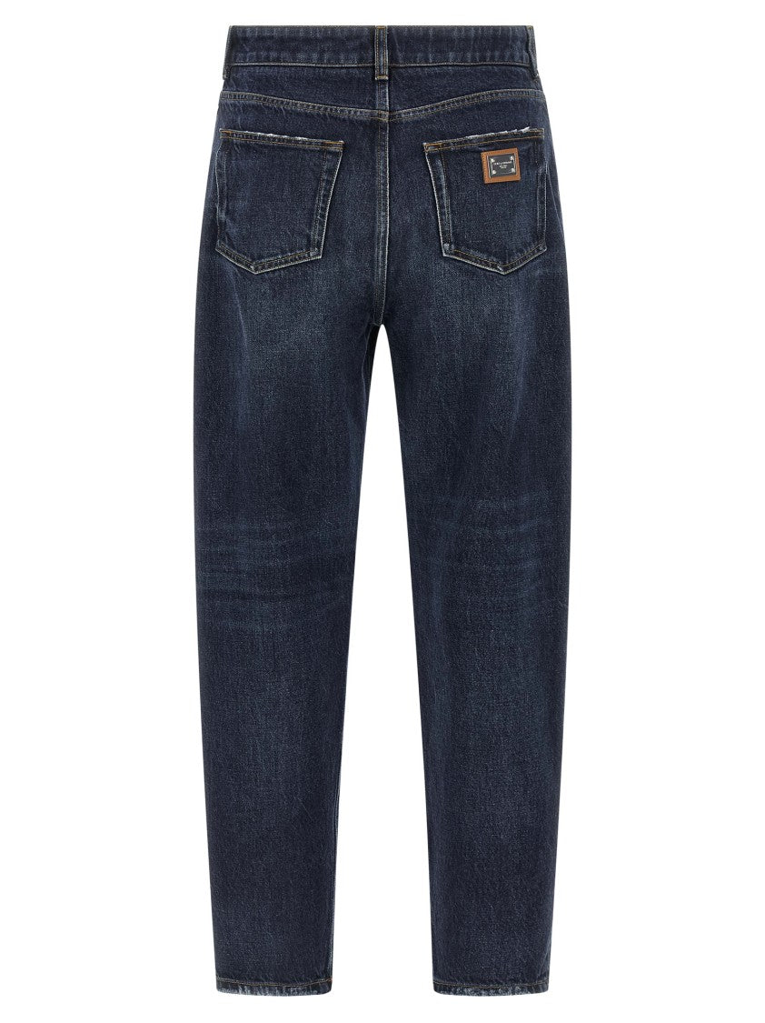 Dolce & Gabbana Logo Tag Jeans