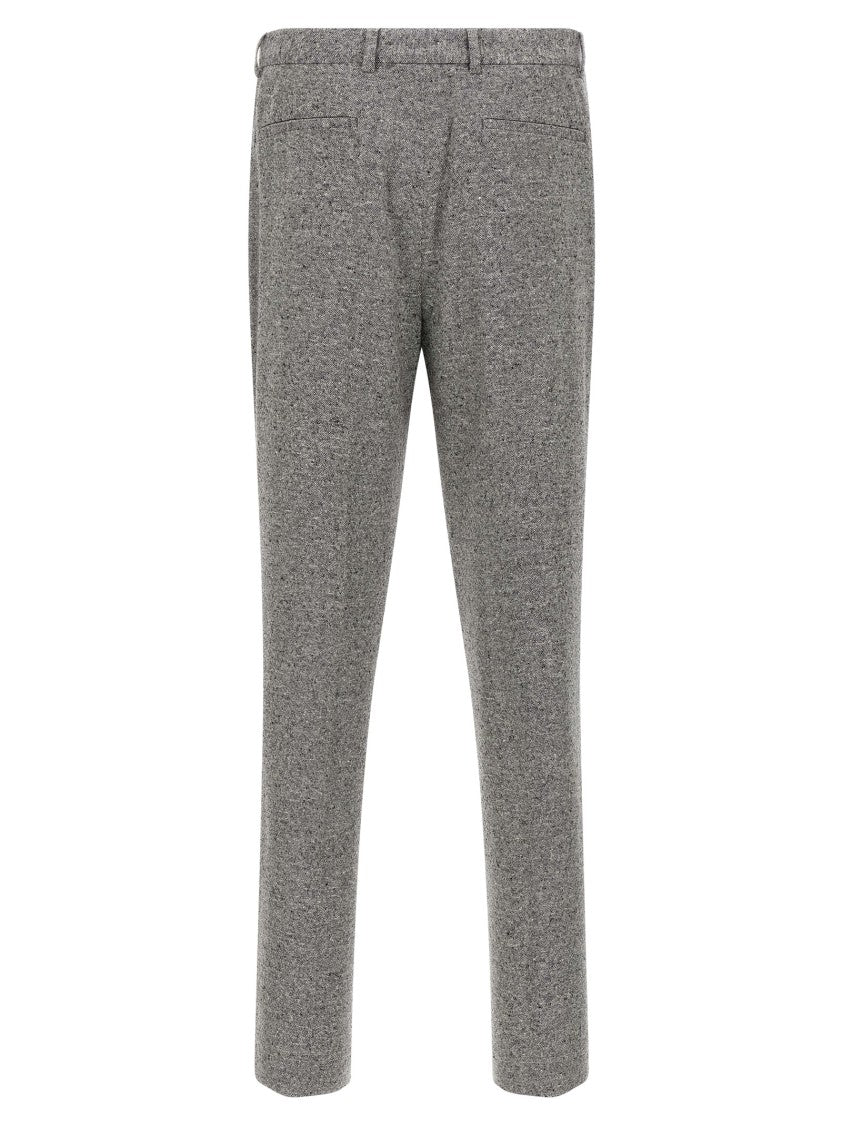 Brunello Cucinelli Textured Grey Wool