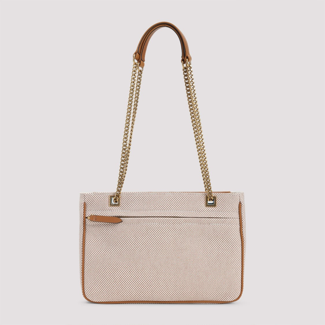 Valentino Garavani Natural Beige Textile Small Tote Bag