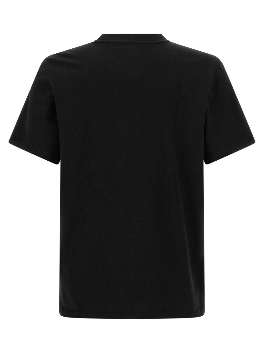 Mcm Bold Logo Print Black T-Shirt