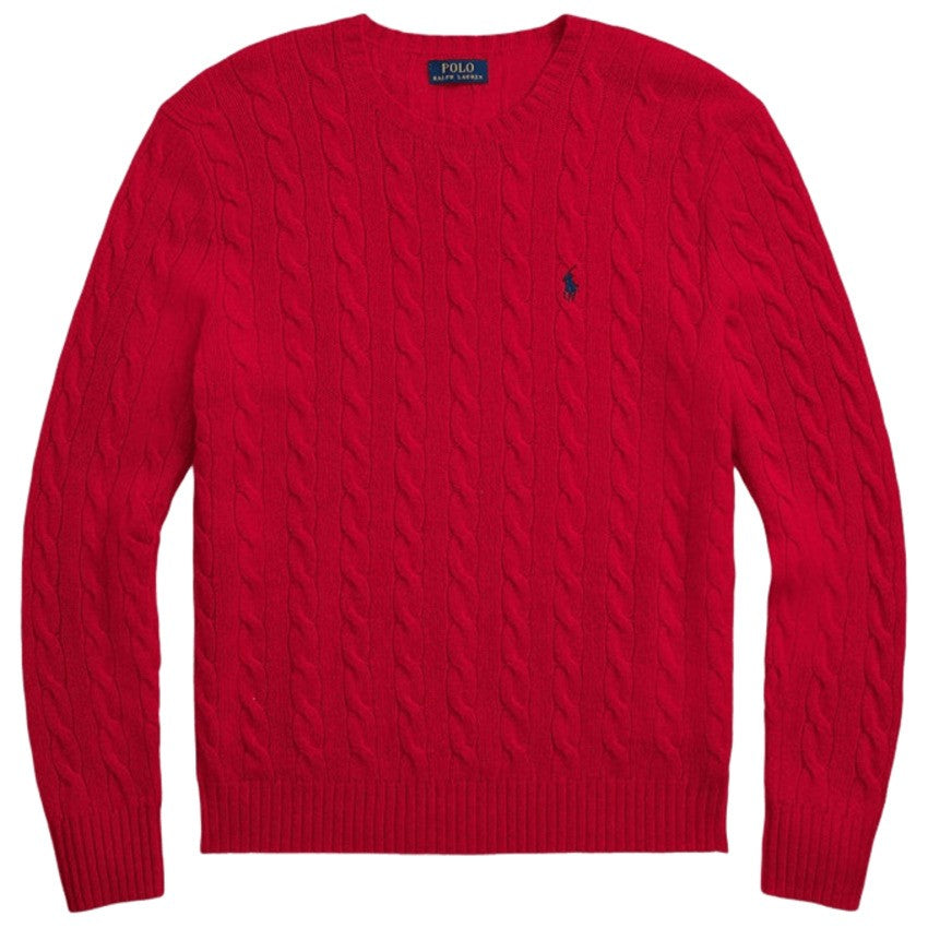 Polo Ralph Lauren Cable-Knit Red Sweater