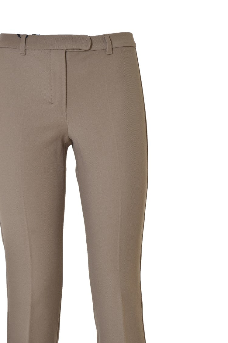 Max Mara Cropped Tailored Pants With Structured Fabric