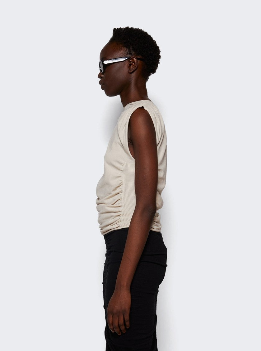 Alexander Wang Ruched Tank Top Cement
