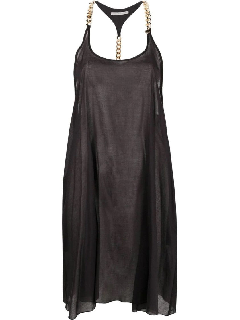 Stella Mccartney Sleeveless Cotton Short Dress