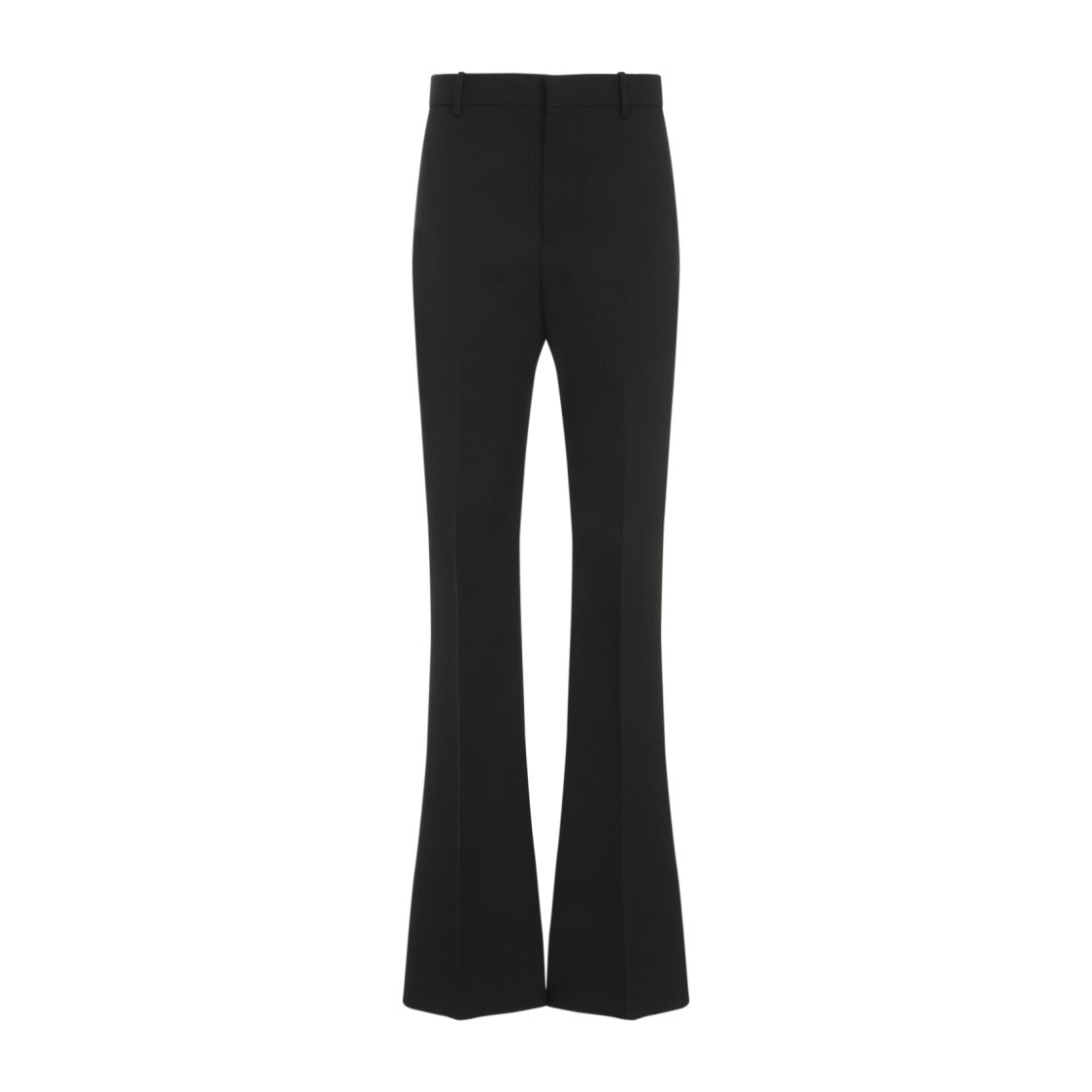 Bottega Veneta Flared Wool Trousers With Fabric And Elegance