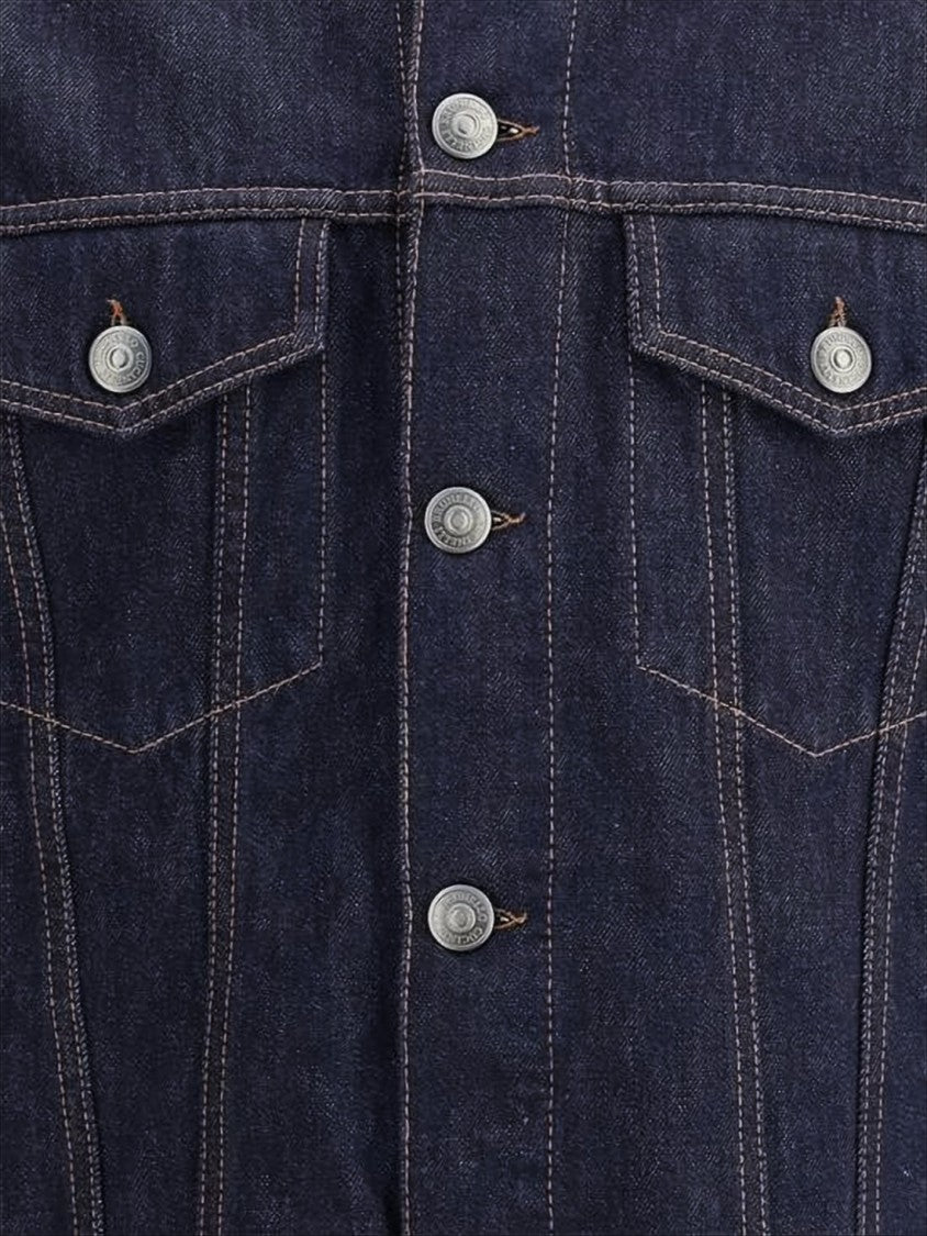 Brunello Cucinelli Deep Indigo Wash Denim Jacket