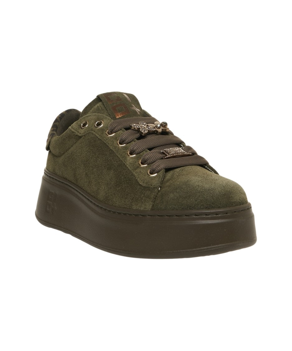 Gio+ Suede Sneakers With Platform Sole
