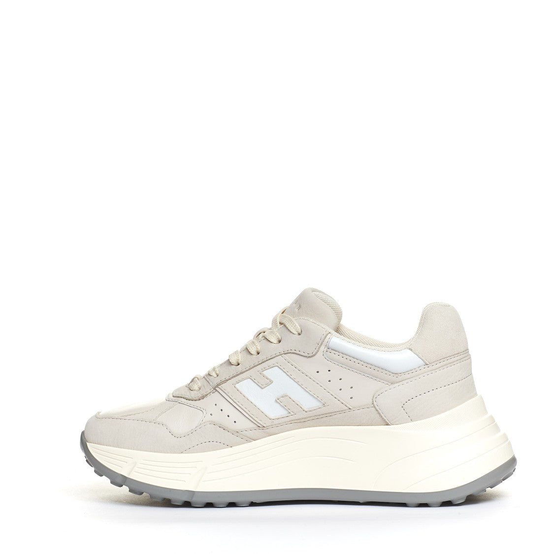 Hogan Hi Fi Leather White
