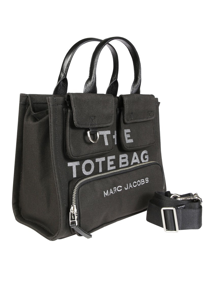 Marc Jacobs Structured Medium Tote With Flap Pockets