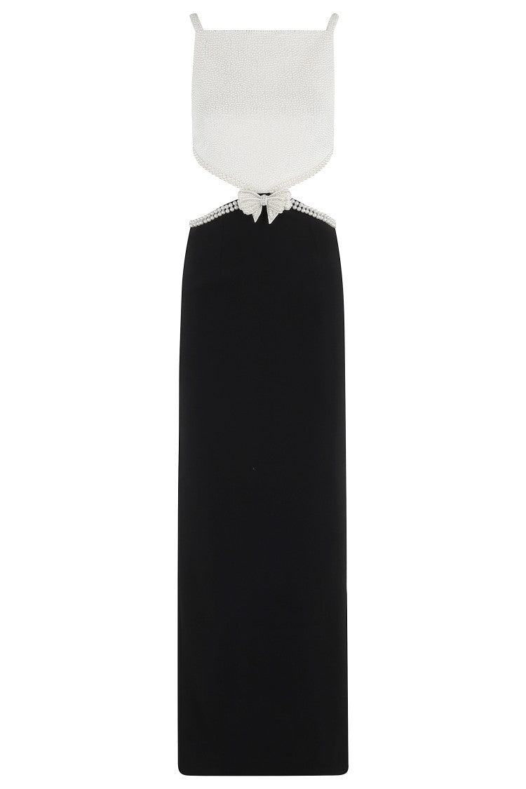 Self-Portrait Crepe Maxi Dress