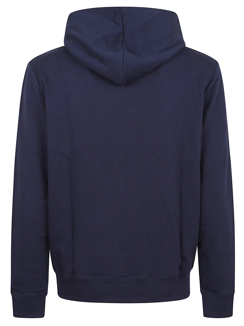 Balmain Navy Blue Organic Cotton Sweatshirt