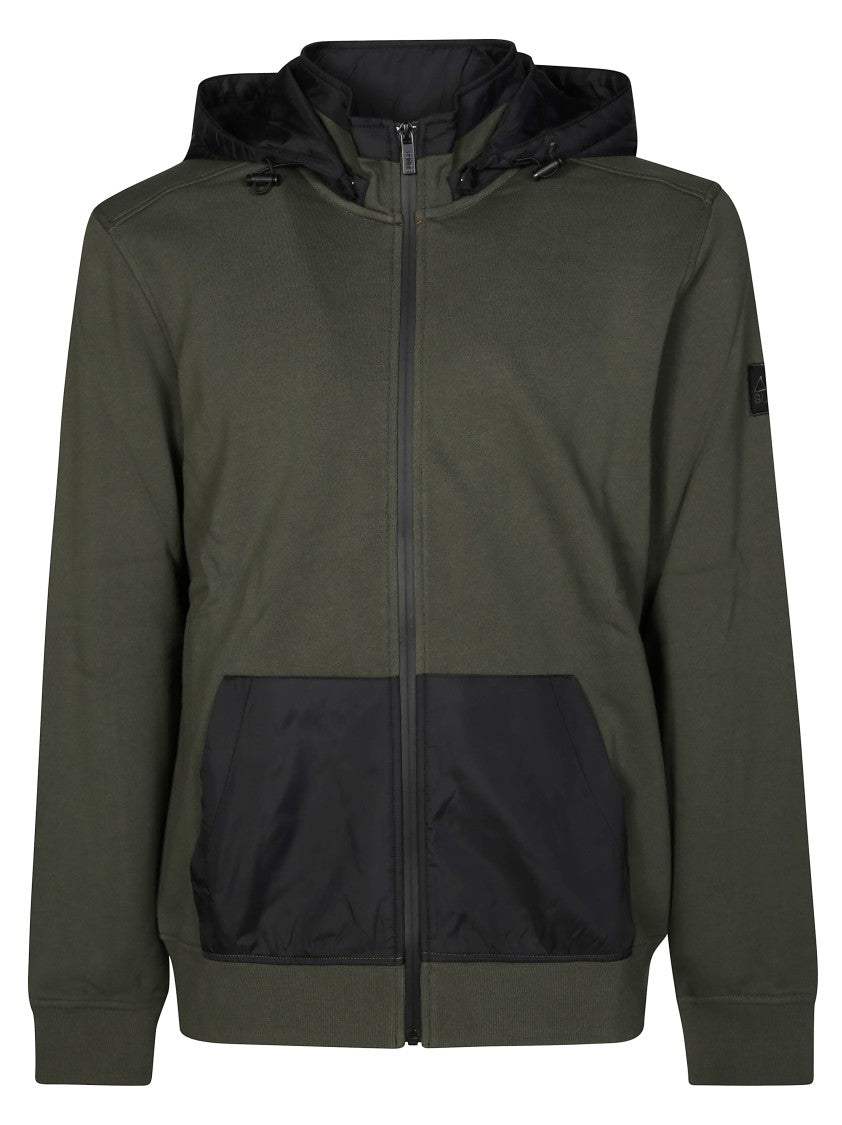 Sun 68 Bomber-Style Jacket With Nylon Hood