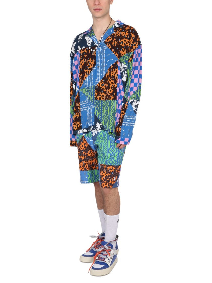 Marcelo Burlon Hawaii Mix & Match Shirt