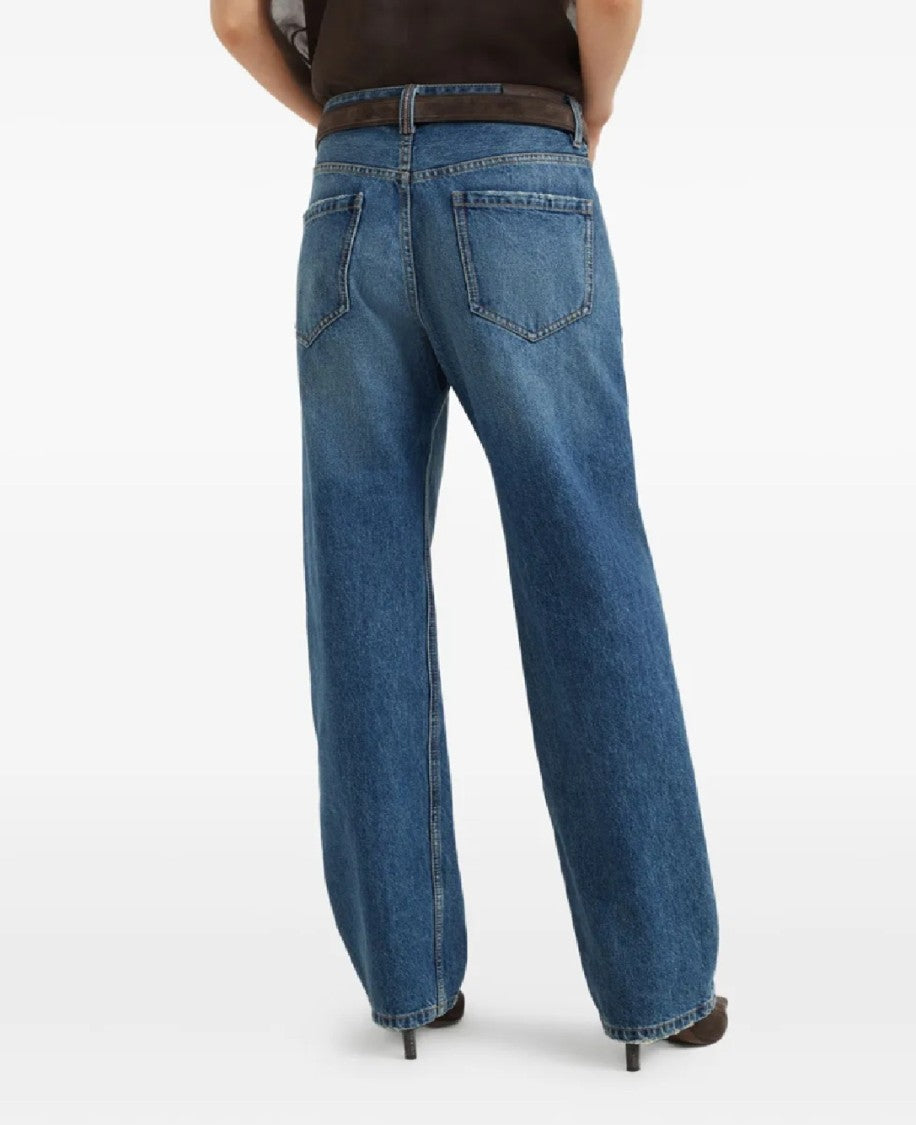 Brunello Cucinelli Classic Straight-Leg Denim Trousers