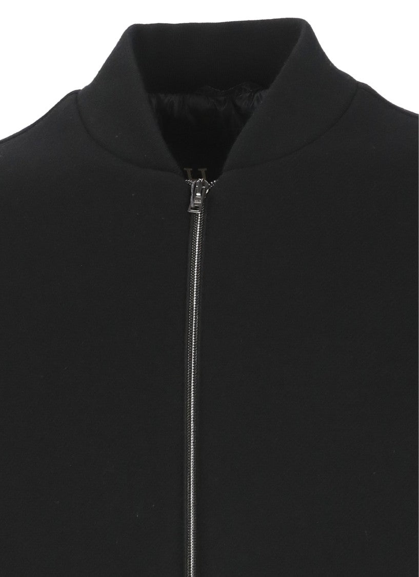 Herno Wool Blend Bomber Jacket