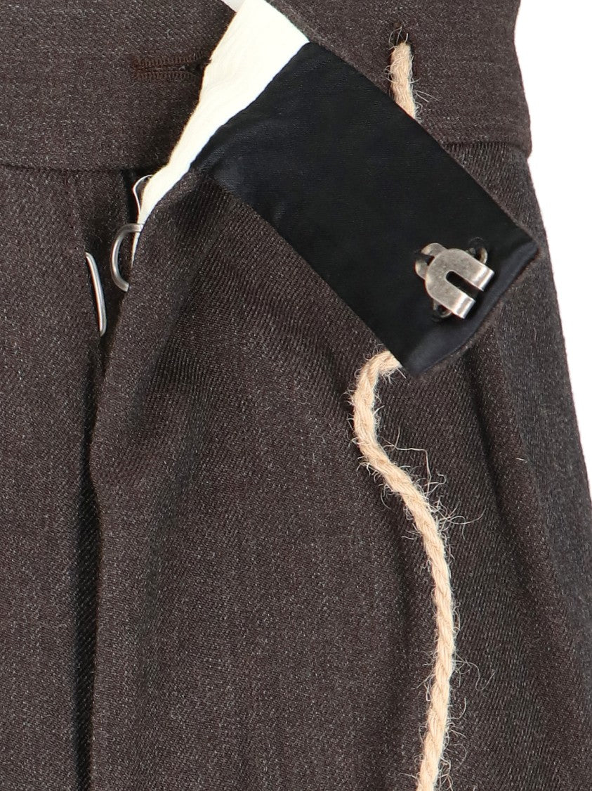 Maison Margiela Wool Pants – Brown