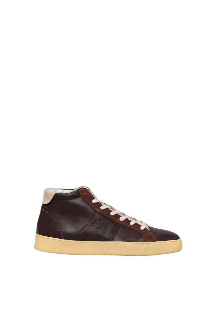 Pantofola D'oro Del Bello Mid Brown Men's Sneaker