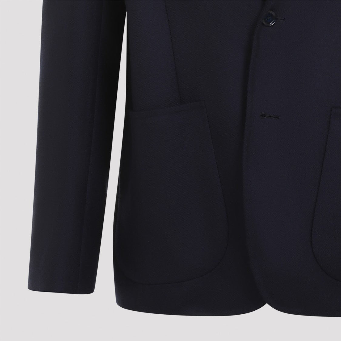 Brioni Navy-Blue Sapphire Wool Ds Jacket