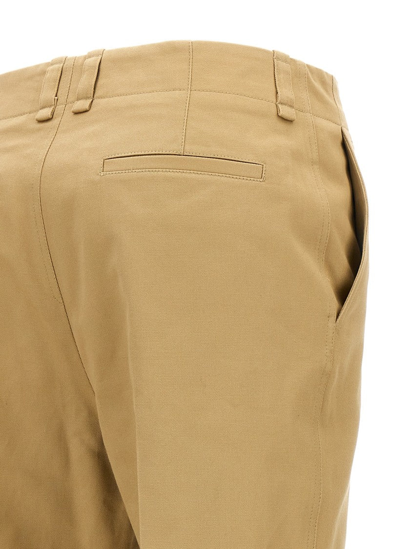 Saint Laurent Tailored Cotton Drill Trousers