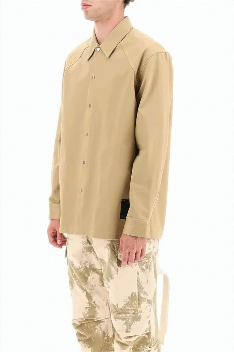 Oamc Boxy Long-Sleeve Shirt With Classic Collar