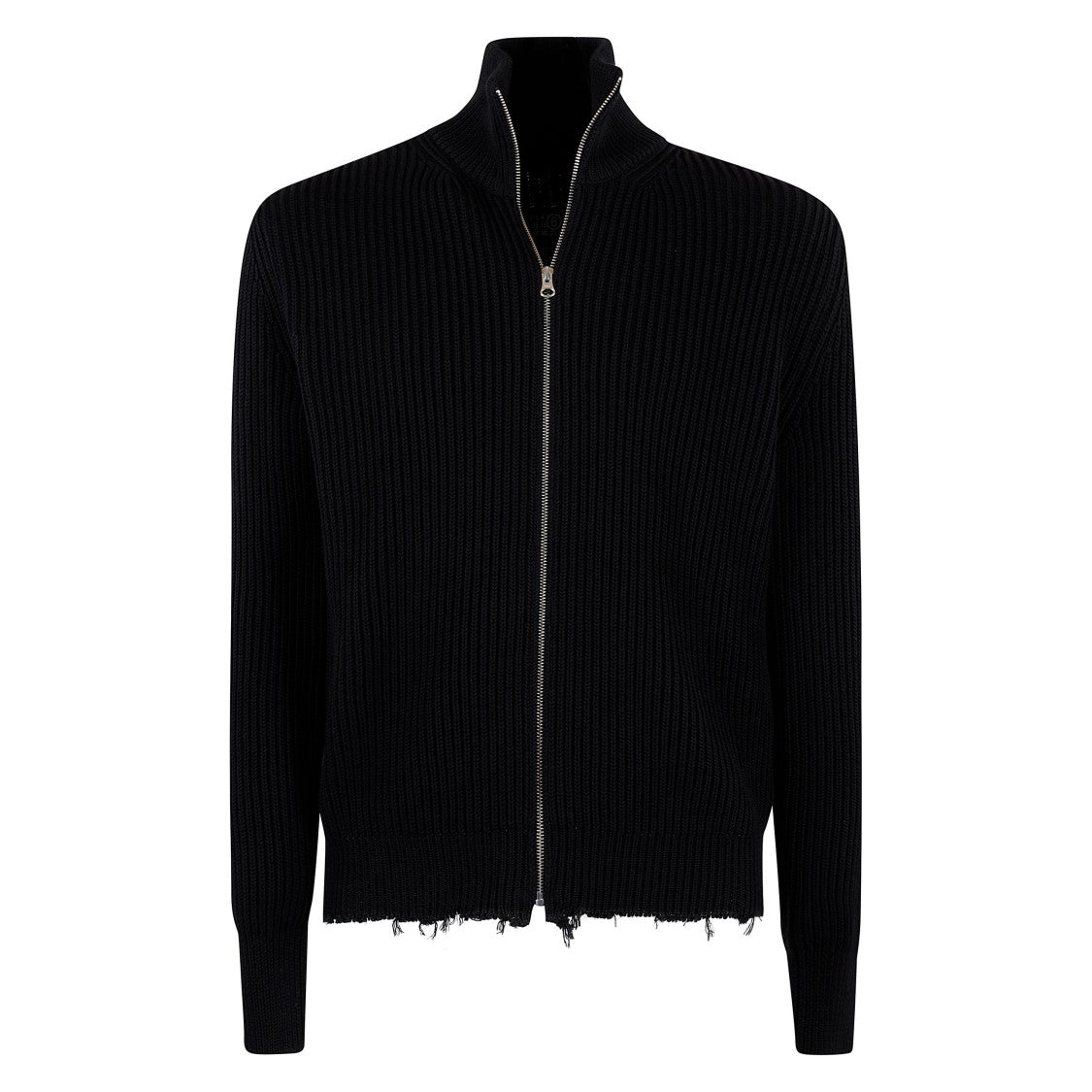 Mm6 By Maison Margiela Frayed Zip Sweatshirt