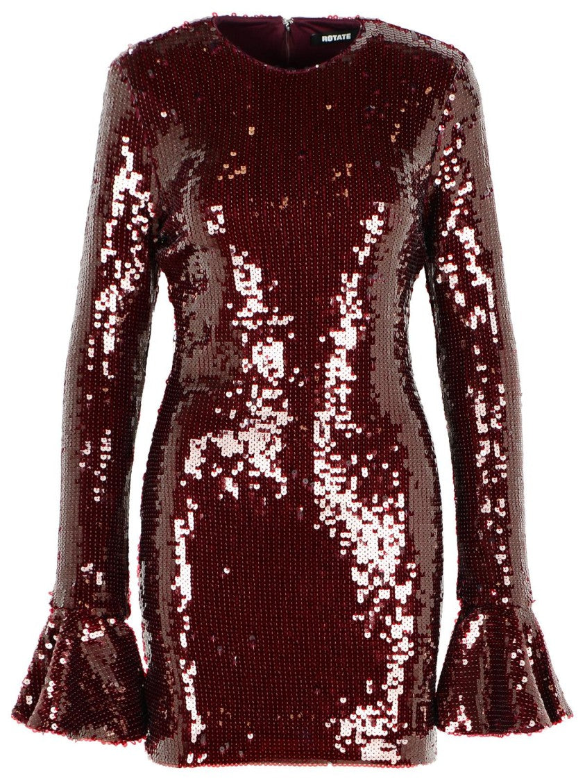 Rotate Rositana' Burgundy Polyester Dress