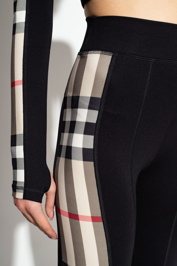 Burberry ‘Madden’ Checked Leggings