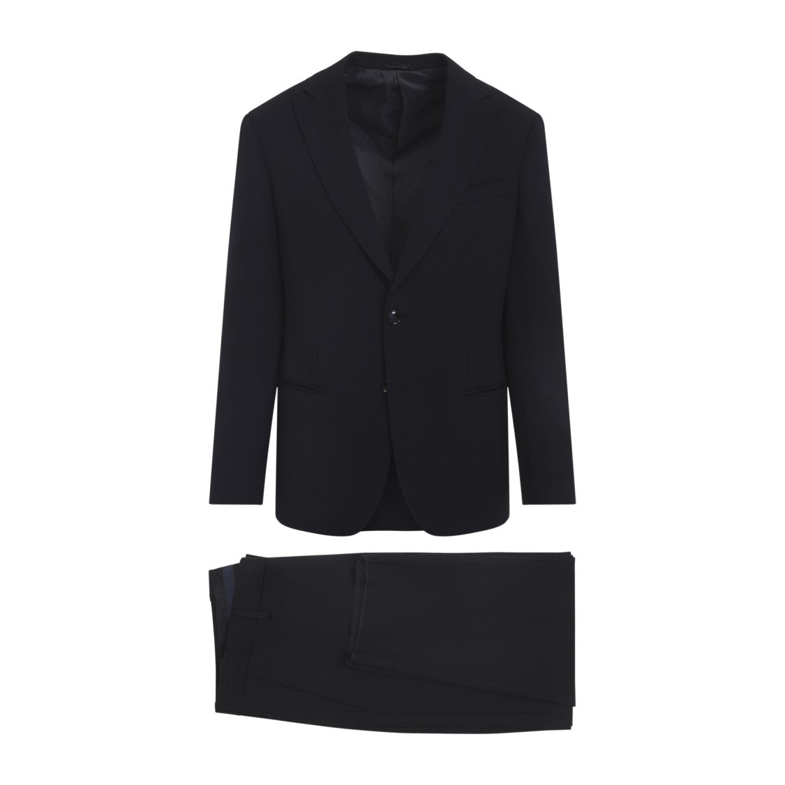 Giorgio Armani Dark Navy Blue Virgin Wool Suit