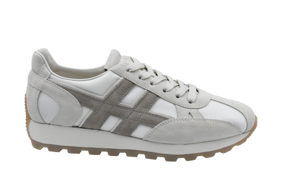 Hogan White Lace-Up Sneakers