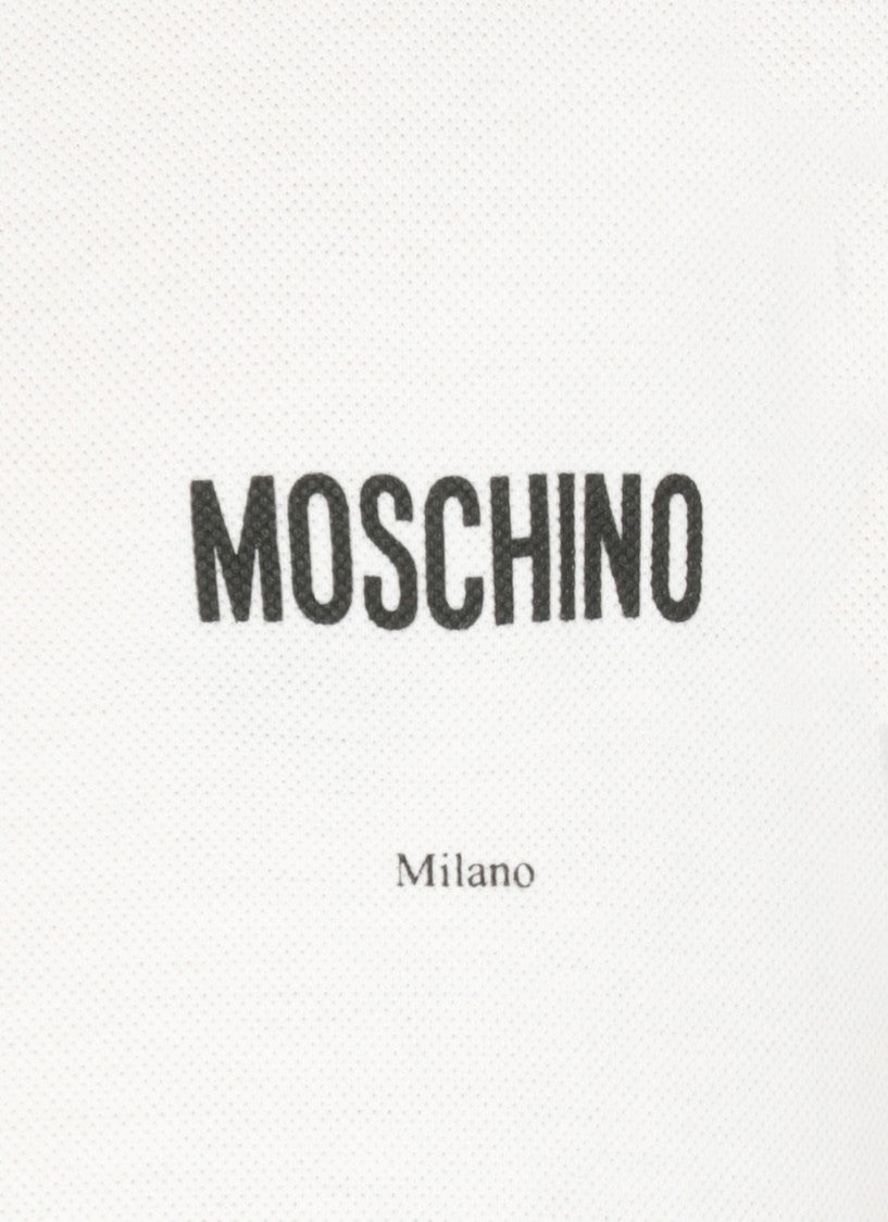 Moschino Cotton Three-Button Polo Shirt