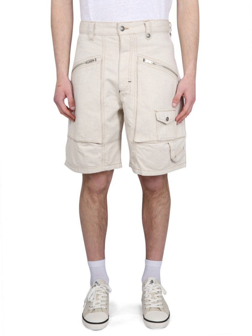 Isabel Marant Peio Denim Bermuda Shorts