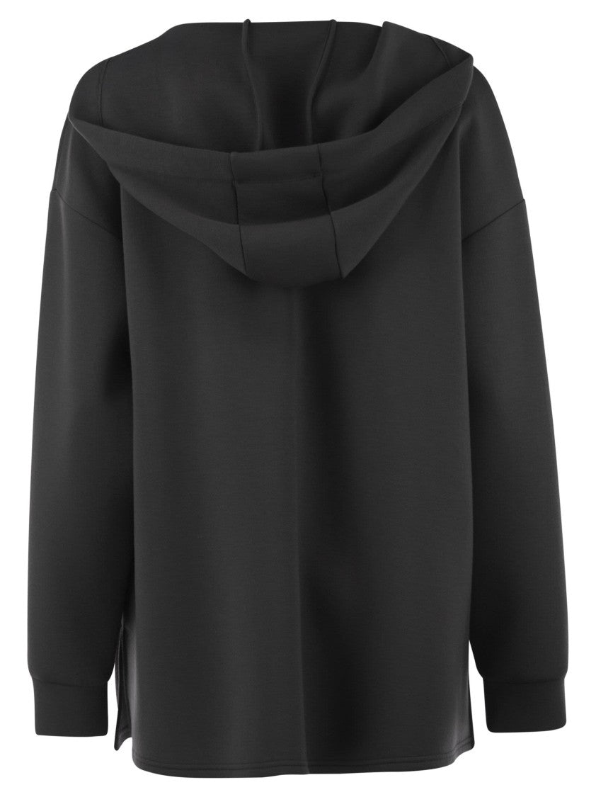 Max Mara Giallo - Long Sweatshirt In Scuba Jersey