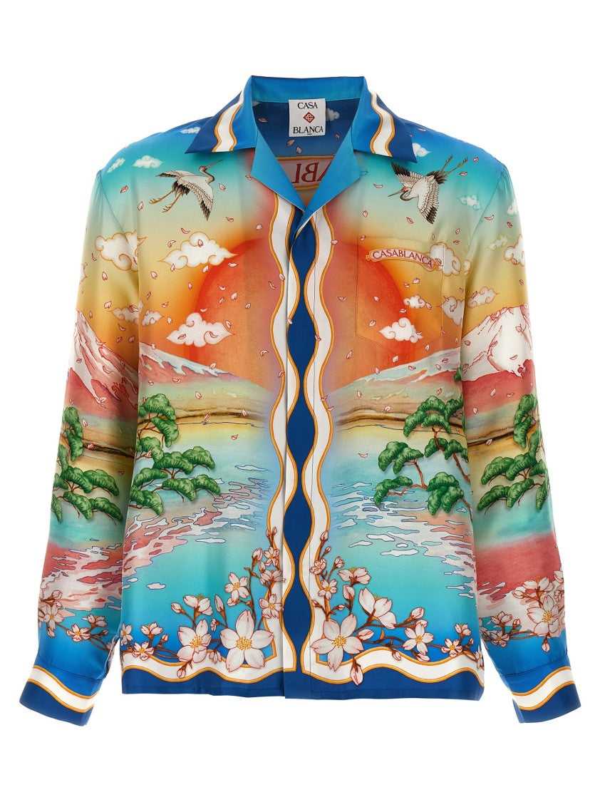 Casablanca 'Cuban Collar Tennis Club' Shirt
