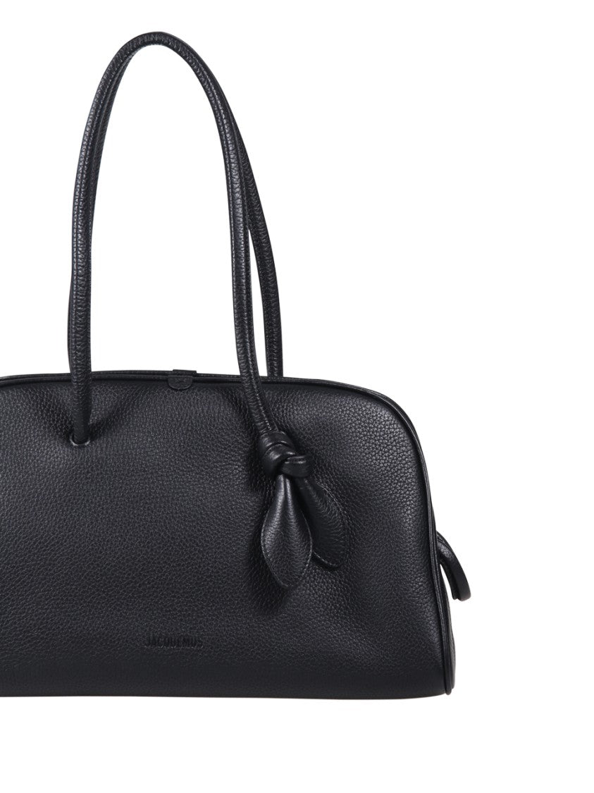 Jacquemus Textured Calf Leather Elongated Handbag