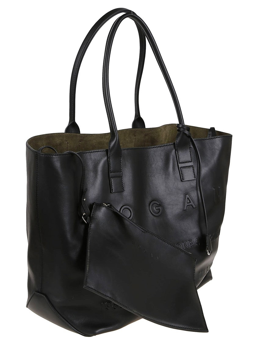 Hogan Script Address Shopping Bag
