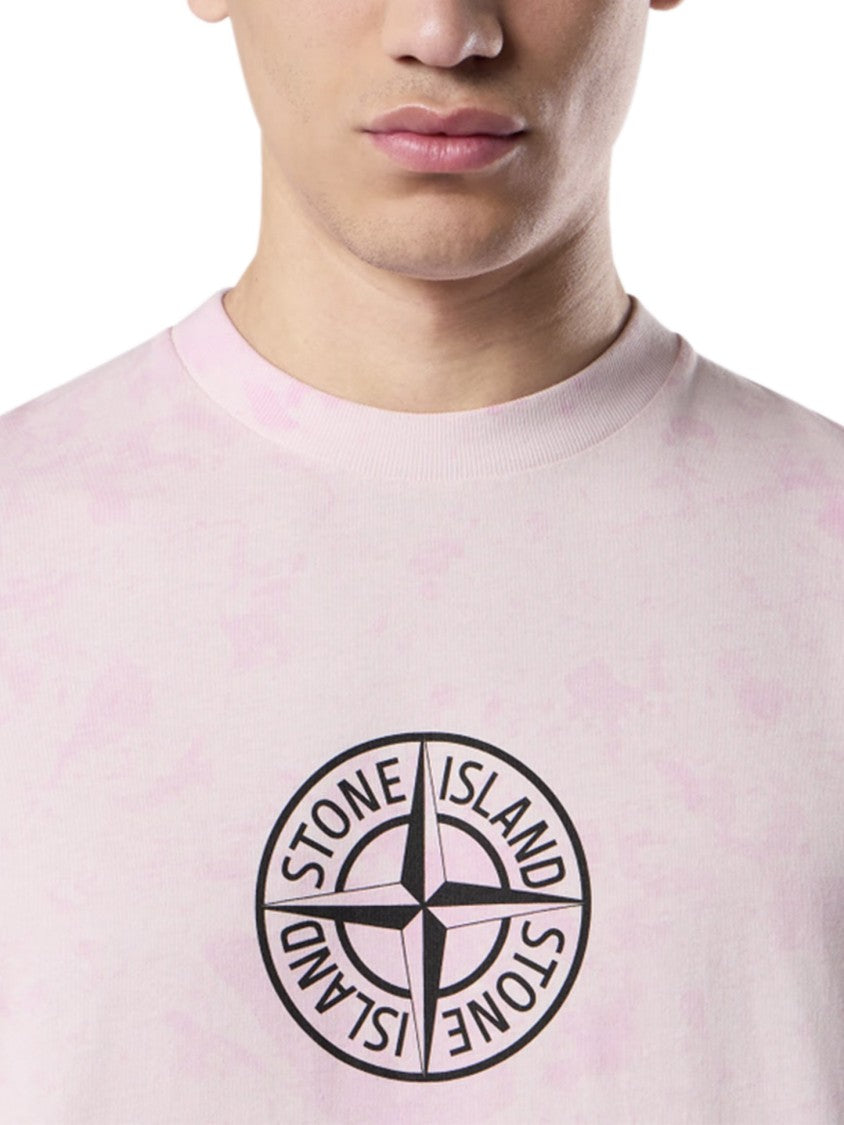 Stone Island Relaxed-Fit T-Shirt With Tie-Dye Pattern