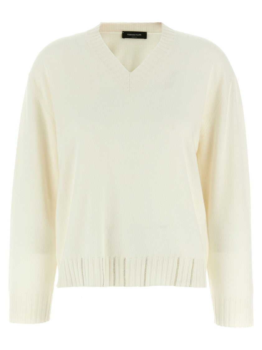 Fabiana Filippi Jewel Detail Sweater