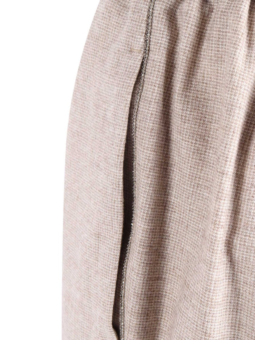 Peserico Relaxed Fit Trousers With Tapered Leg